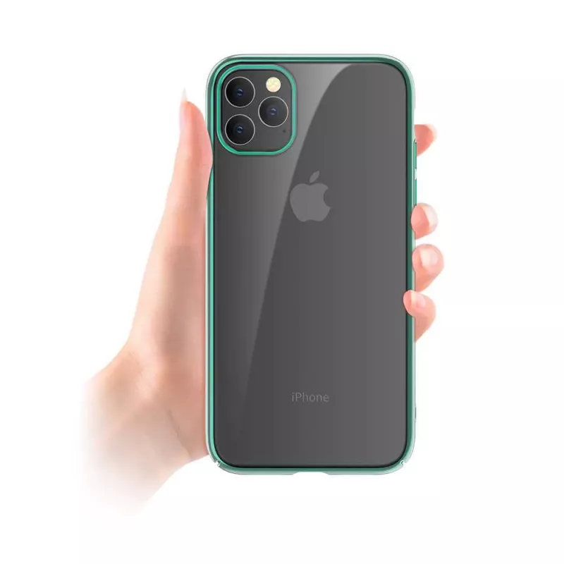 Protective hard case Devia Glimmer series for iPhone 11 Pro, green, PC back
