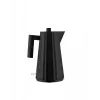 Alessi MDL06 B Pleated Electric Kettle, Black Euro Plug