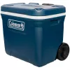 Coleman 50QT Xtreme Wheeled Cooler, Blue, Plastic, polyurethane (PU), Black, 47 l, 113 kg