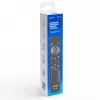 SAVIO RC-25 infrared TV remote control, press-button input, black, range up to 10 m, for 1 device, uses 2x AAA