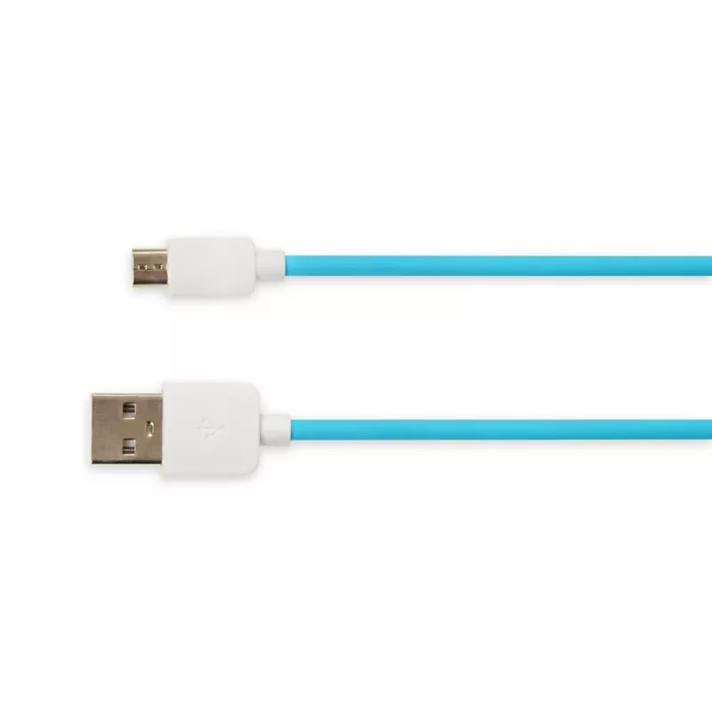 USB 2.0 cable IBOX IKUMD3A — USB A to Micro-USB B, 1 m, blue