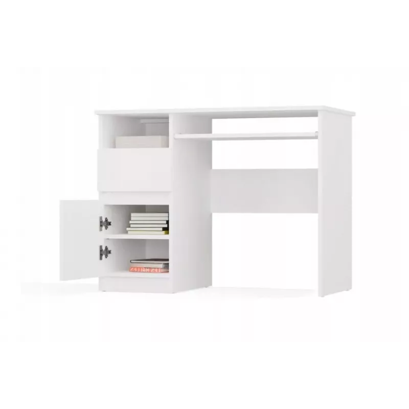 PORTO Left Desk, White