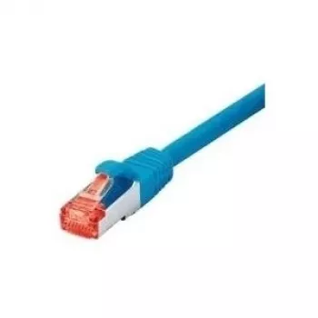Tecline - Patch-Cable - RJ-45 (M) to RJ-45 (M) - 1.5 m - SFTP, PiMF - CAT 6 - Halogen-Free, Snagless - Blue (715015B)