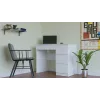 TOP E SHOP MIJAS PR BI Straight Rectangular Computer Desk Top in White, 1200x600x28 mm, Laminated Particle Board
