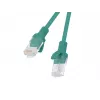 Patch Cord CAT.6 UTP LANBERG PCU6-20CC-0025-G — 0.25 m, RJ-45 male-to-male, CCA, 250 MHz, green, 10-pack