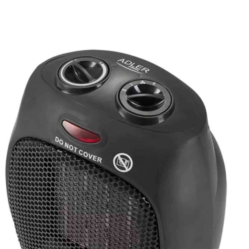 Adler AD 7702 Fan electric space heater Indoor Stainless steel 1500 W