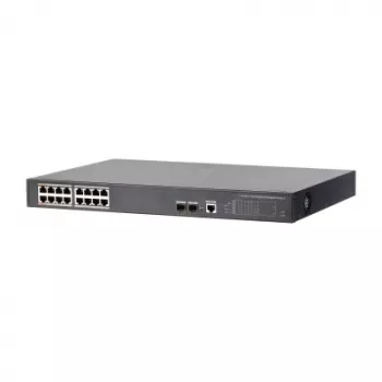 Dahua Technology PoE DH-PFS4218-16GT-240 network switch Managed Gigabit Ethernet (10/100/1000) Power over Ethernet (PoE) Black