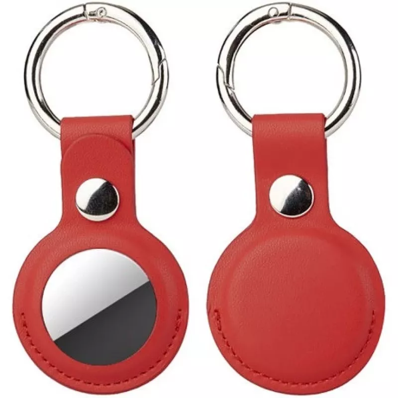 4smarts Set - Case for Airtag - Metal, polyurethane-Faux Leather