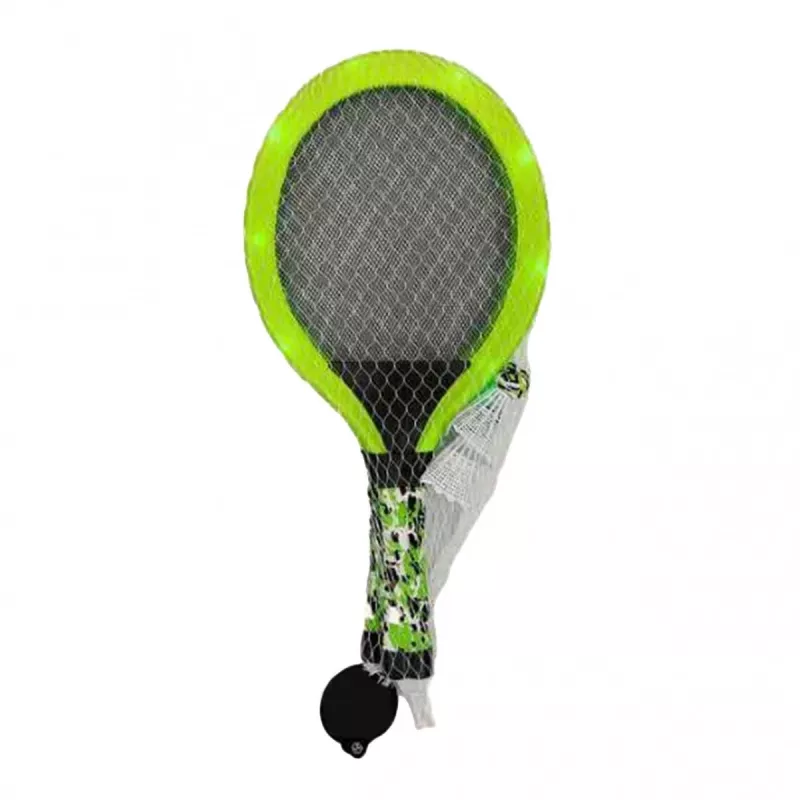 Beach tennis racket Madej 005656 light up design — single-piece paddle for beach play