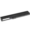Battery Green Cell AS02 for ASUS K52 series — Li‑Ion 4400 mAh, 11.1 V, 6 cells, black