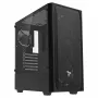 PC Case SAVIO Noctis Flow — Cube Mini‑ITX/Micro‑ATX/ATX, 3x120mm front, 1x120mm rear, 2x3.5 inch + 3x2.5 inch bays, tempered glass