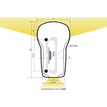 LED Neon Flex 230V slim EUROLITE 100 cm neutral white