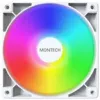 Cooling fan Montech GF120 PWM ARGB 120mm white, PWM control, ARGB lighting