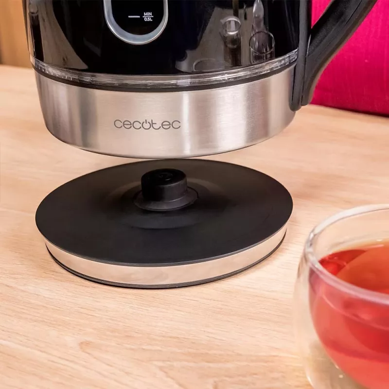 Electric kettle Cecotec 1.7L 2200W Black