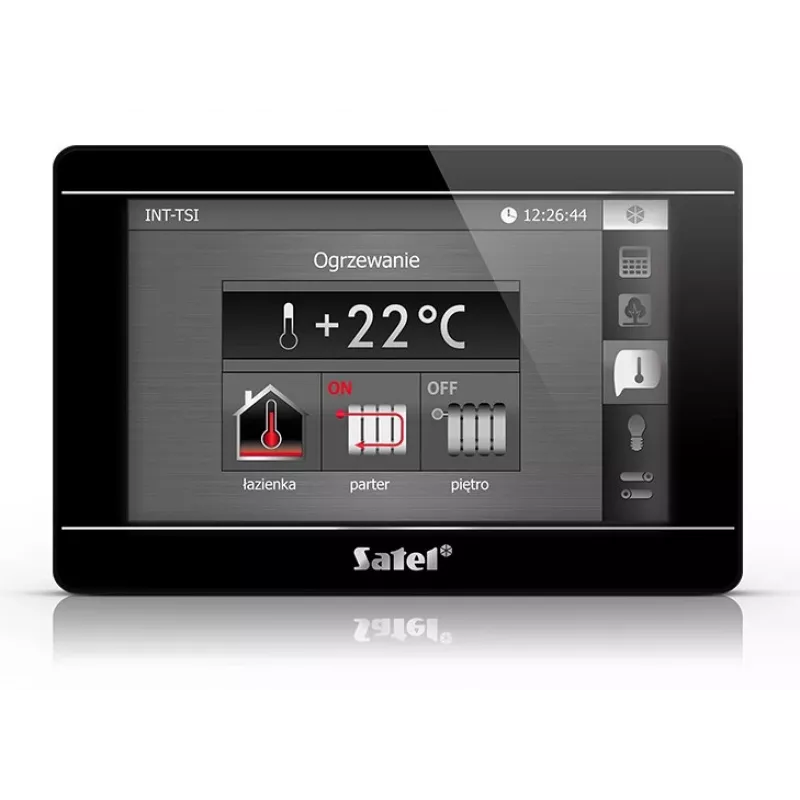 Touchscreen keypad SATEL INT-TSI-B 7-inch LCD wall-mounted control panel for security systems