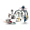 LEGO Star Wars Clone Trooper & Battle Droid Battle Pack Building Toys for Kids with Speeder Bike Vehicle 4 Minifigures and 5 Figures Gifts for Boys