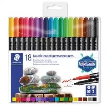Permanent Marker Staedtler 3187 Multicolour 18 pcs