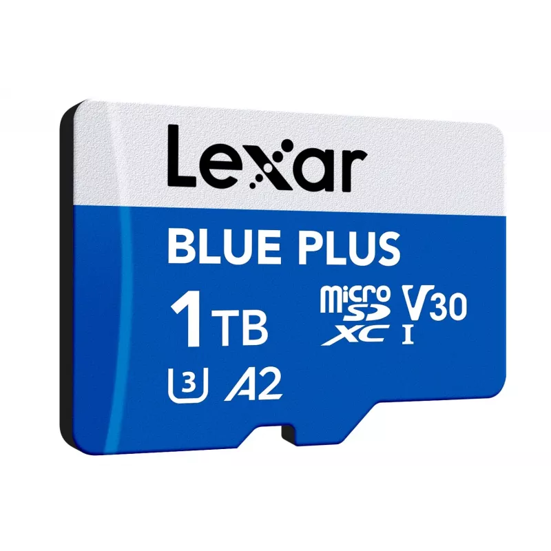 Memory card microSD card 1TB C10 A2 U3 V30 170MB/s Blue Plus