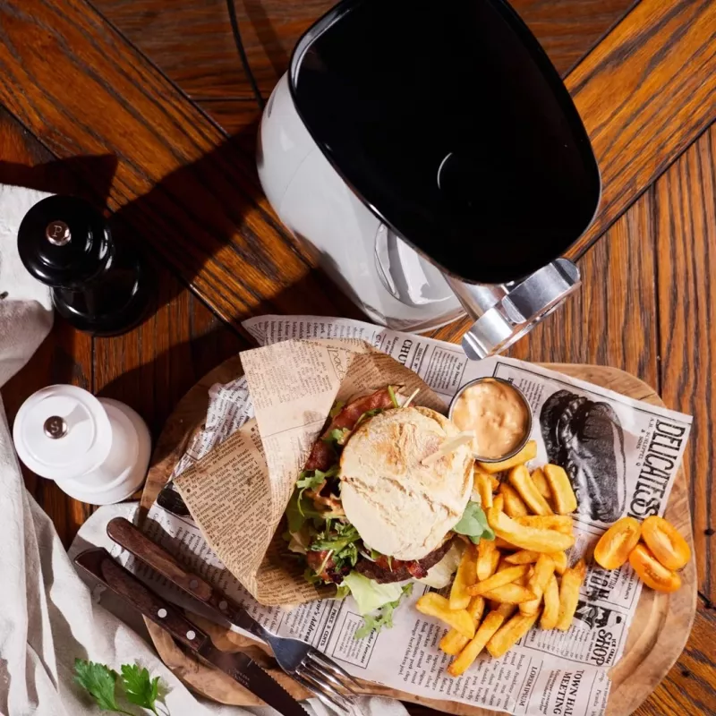Electric meat grinder SMAPP 489.8 Graphite 2000W, 1 speed, 3 strainers, min hole 2.7 mm, max 8 mm