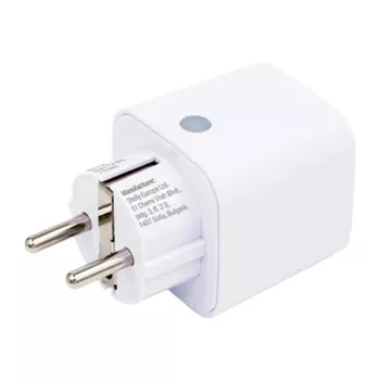 Shelly Plug PM Gen3 Matter 13A smart socket, white