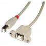 Lindy 31801 USB cable USB 2.0 1 m USB B Grey