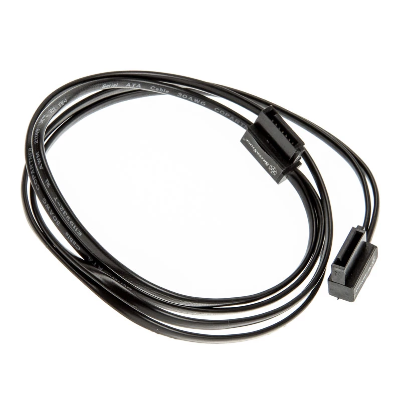 SilverStone SST-CP11B Super Low Profile SATA-Cable - 50 cm, black