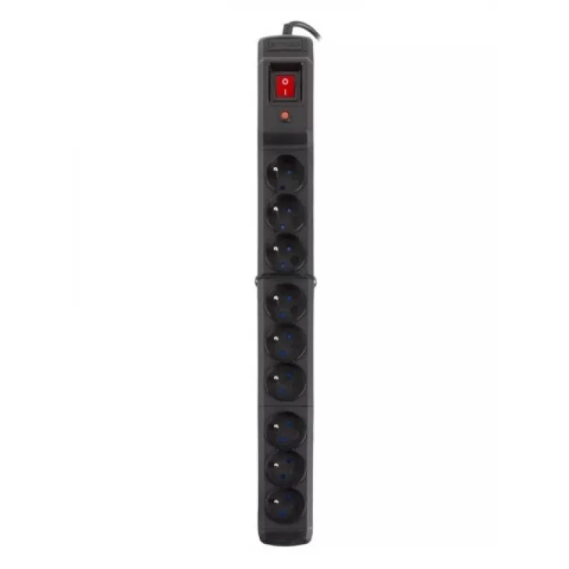 Surge Protector Armac M9/15/CZ Black 9 AC Outlets 250V 1.5m