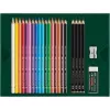 Oil-based pencil Faber-Castell Polychromos & Pitt Graphite Matt Set 21 pc Multicolour