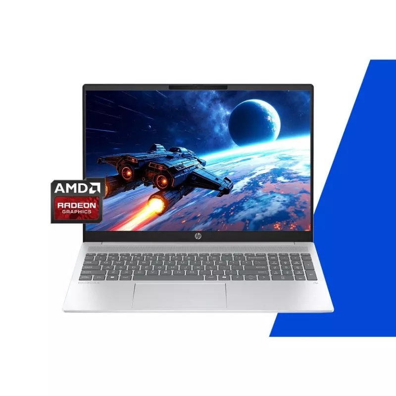 Laptop HP OmniBook 5 AI 16-ag1216nw — Ryzen AI 5 340, 16 inch 2K OLED, 32GB RAM, 512GB SSD, Windows 11 Home, Glacier Silver