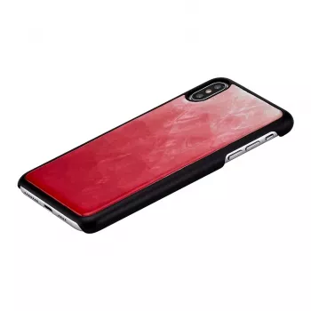 Smartphone case iKins for iPhone XS Max — pink lake with black accents