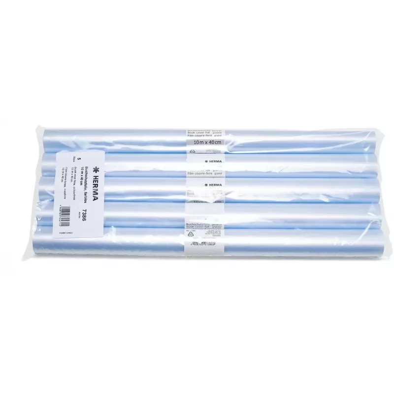 Herma Book Cover Foil 10m x 40cm transparent 7386