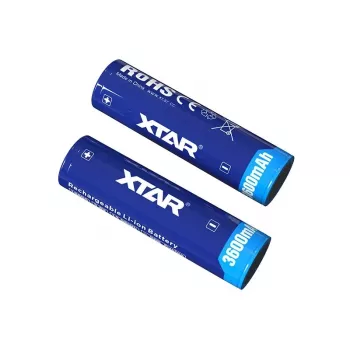 Rechargeable Li-Ion battery XTAR BAT0669 18650 3.6V 3600mAh, Ø 18.5×68.8 mm