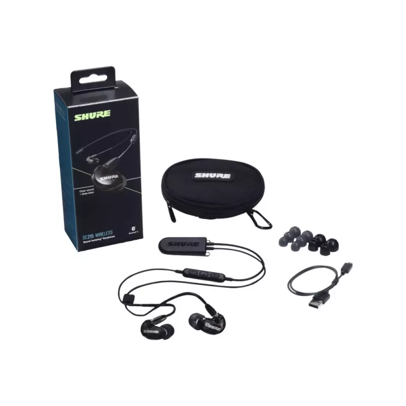 Shure SE215 Earphone, Black | Shure