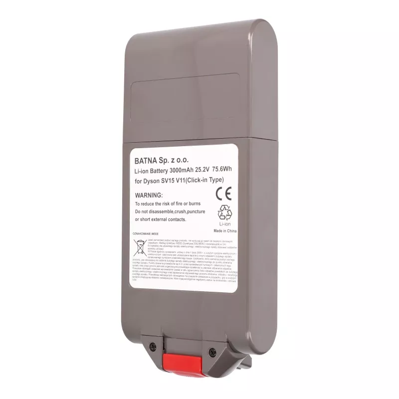 Replacement battery for Dyson V11 25.2V 3000mAh by Extralink