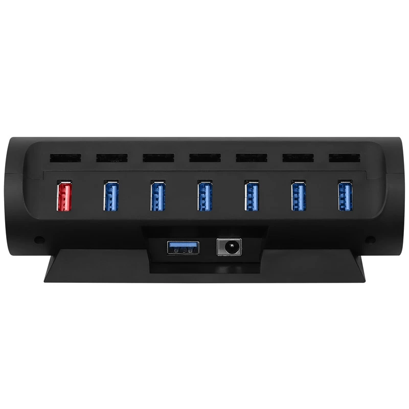 Streamplify HUB CTRL 7, 7x USB 3.0 Type A, RGB, 12V, EU Power Cable - black
