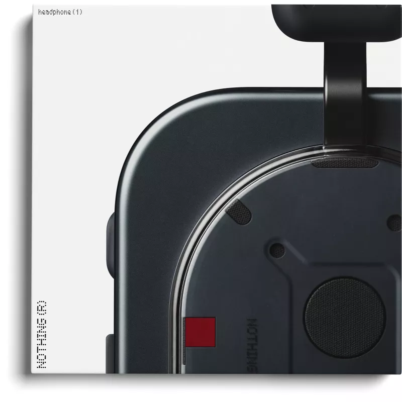 Over-ear Noise Cancelling Headphones Nothing Headphone (1) — Black, Active Noise Cancellation, Wired & Wireless