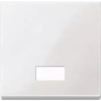 Light switch Merten 432819 — white thermoplastic, button control, single-pack