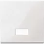 Light switch Merten 432819 — white thermoplastic, button control, single-pack