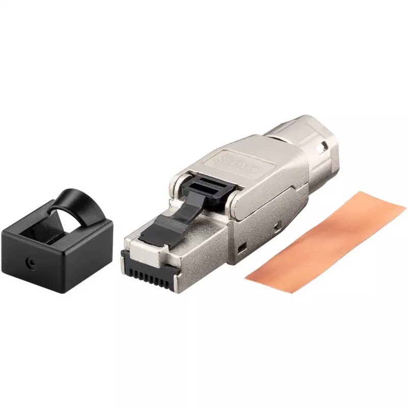 Goobay CAT 8.1 STP-shielded, field-terminable RJ45-Plug (61130)