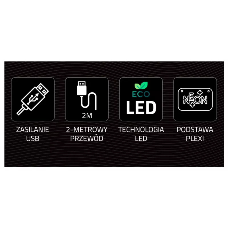 LED Neon Light MANTA SNL91MT Style RAKETA – decorative LED neon panel, model SNL91MT