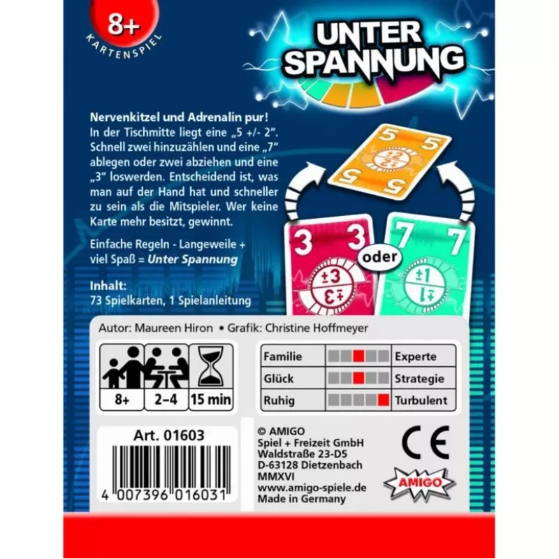 Amigo Unter Spannung, Kartenspiel