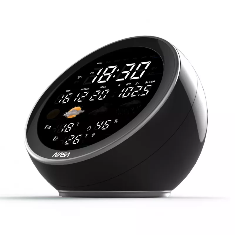 Weather station Nasa WSP1500 Black — indoor/outdoor temperature and humidity monitoring