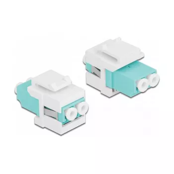 Keystone Module LC Duplex female to LC Duplex female DeLOCK 86817