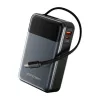 Portable power bank Vention FHYB0 20000mAh 65W, 2× USB-C, 1× USB-A, black