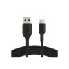 Braided USB-C USB-A 3m Black
