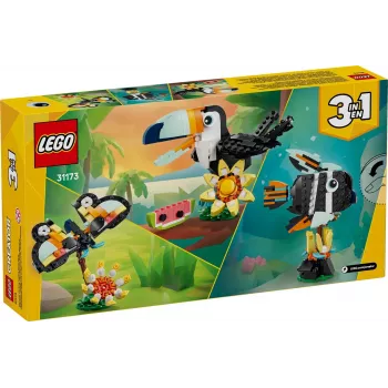 Construction Toy LEGO Creator 3-in-1 Wild Animals Tropical Toucan set 31173