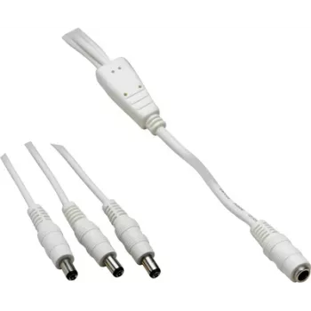 VOLTCRAFT Niedervolt-Connection Cable Niedervolt-Socket - Niedervolt-Plug 5.5 mm 2.5 mm 1.10 m 1 pc(s) (072959C)