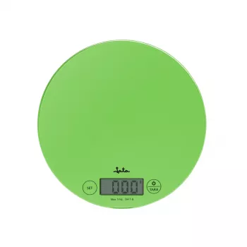 Electronic kitchen scale JATA 722P Green Transparent Square