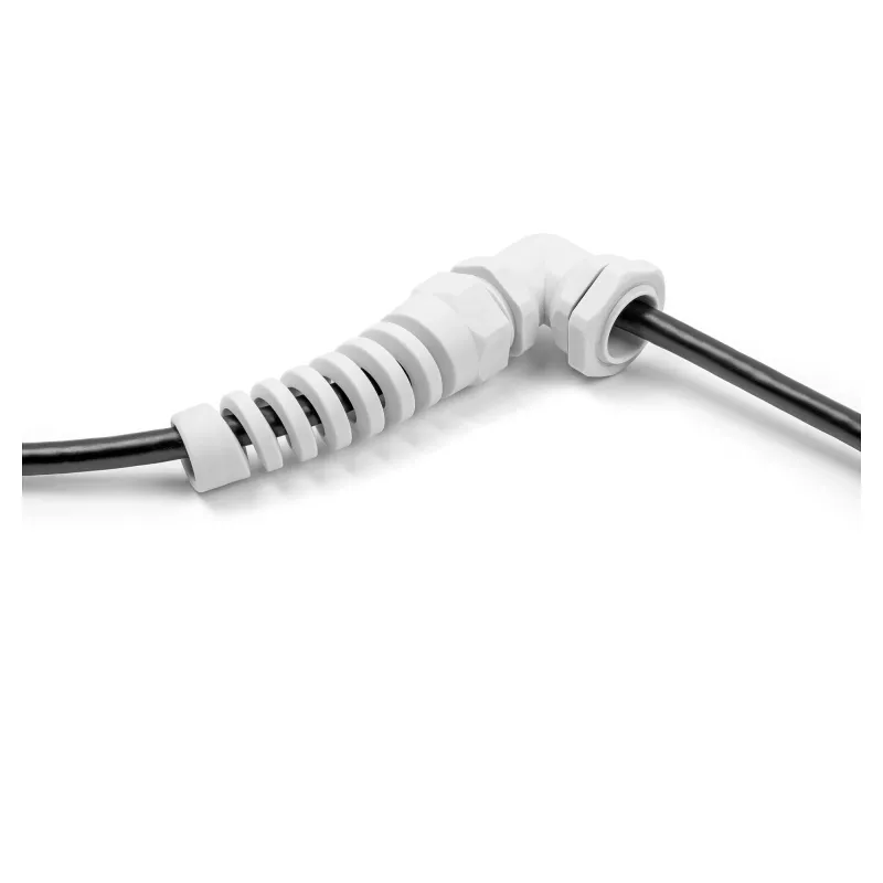 DeLOCK Cable Gland 90° angled PG7 grey strain relief