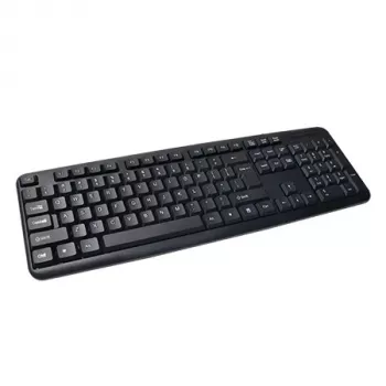Wired full-size keyboard VAKOSS TK-103PK — USB, 104 keys, numeric keypad, black, 1.4 m cable